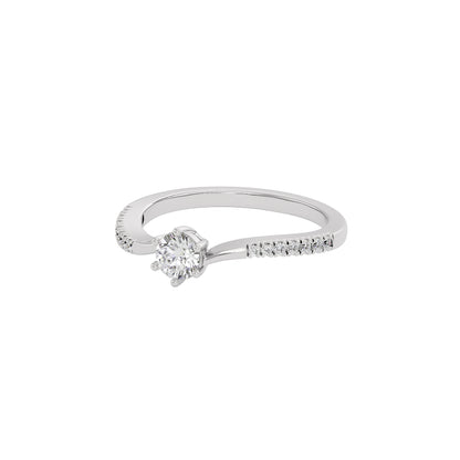 Whispering Whispers Diamond Ring 18 KT / White Gold / 22