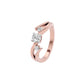 Tangled Brilliance Diamond Ring 18 KT / Rose Gold / 22