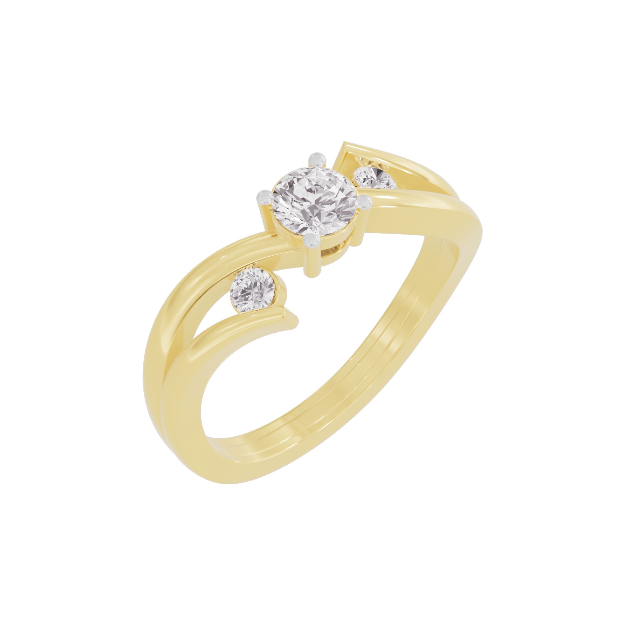 Tangled Brilliance Diamond Ring
