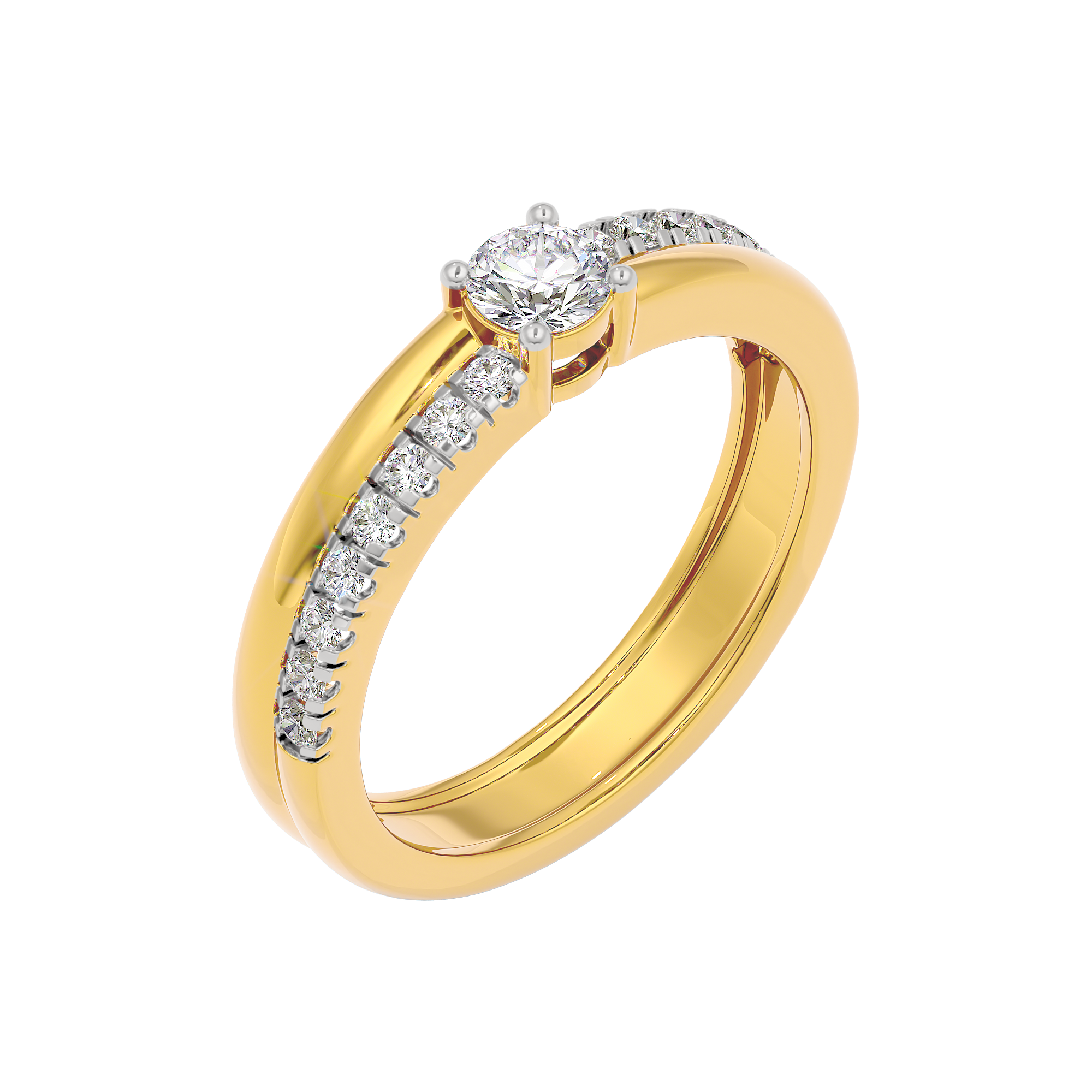 Twilight Glow Diamond Ring