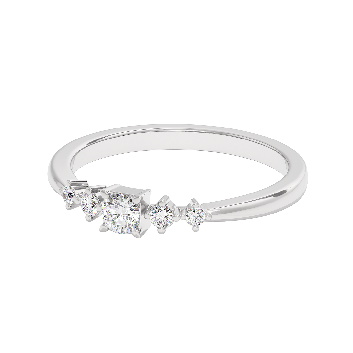 Dazzling Divinity Diamond Ring