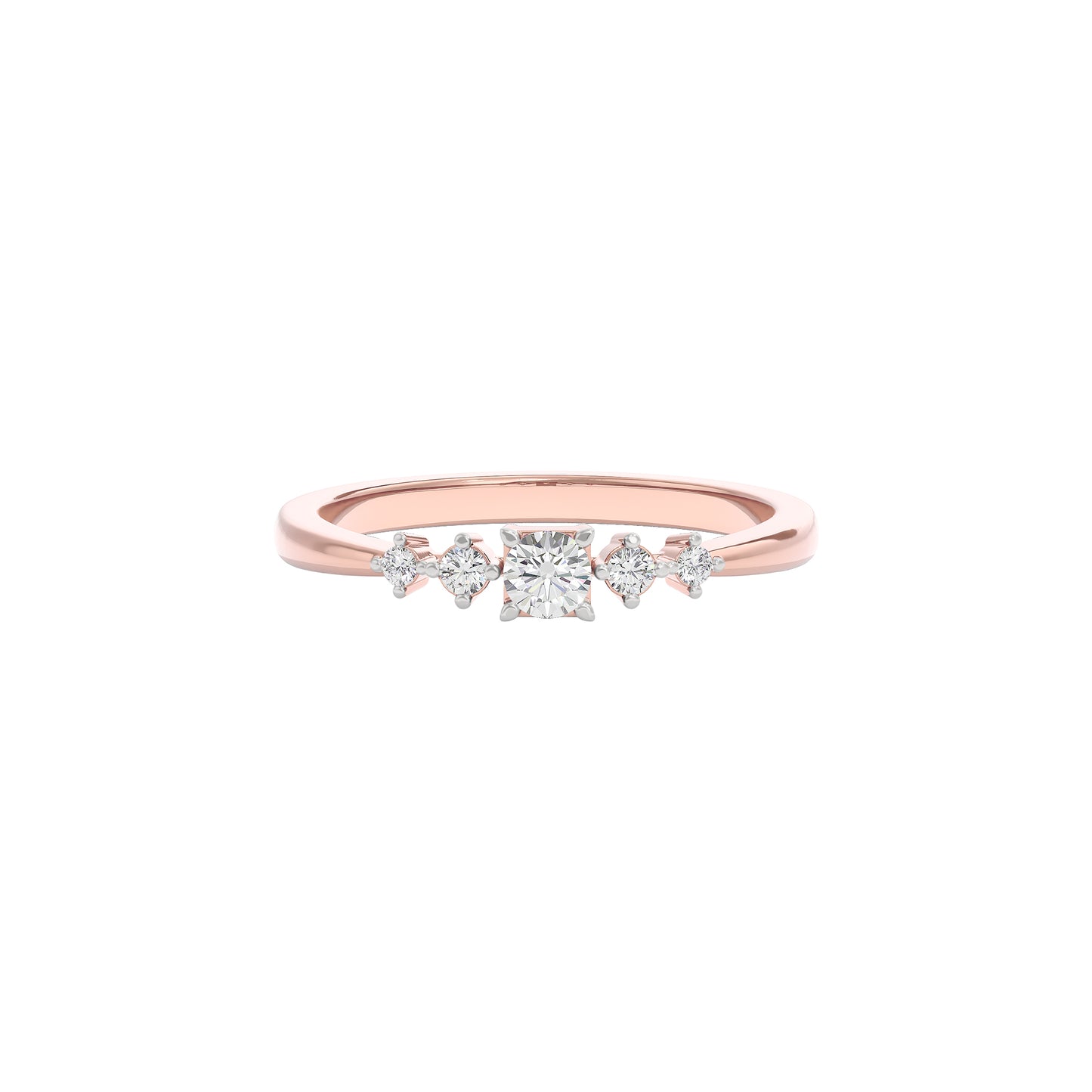 Iridescent Shine Diamond Ring