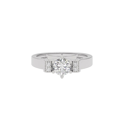 Alluring Flora Diamond Ring 18 KT / White Gold / 22