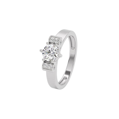 Alluring Flora Diamond Ring 18 KT / White Gold / 22