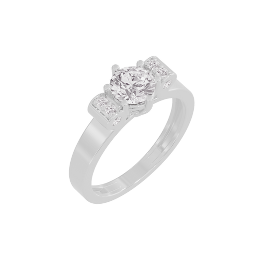 Alluring Flora Diamond Ring