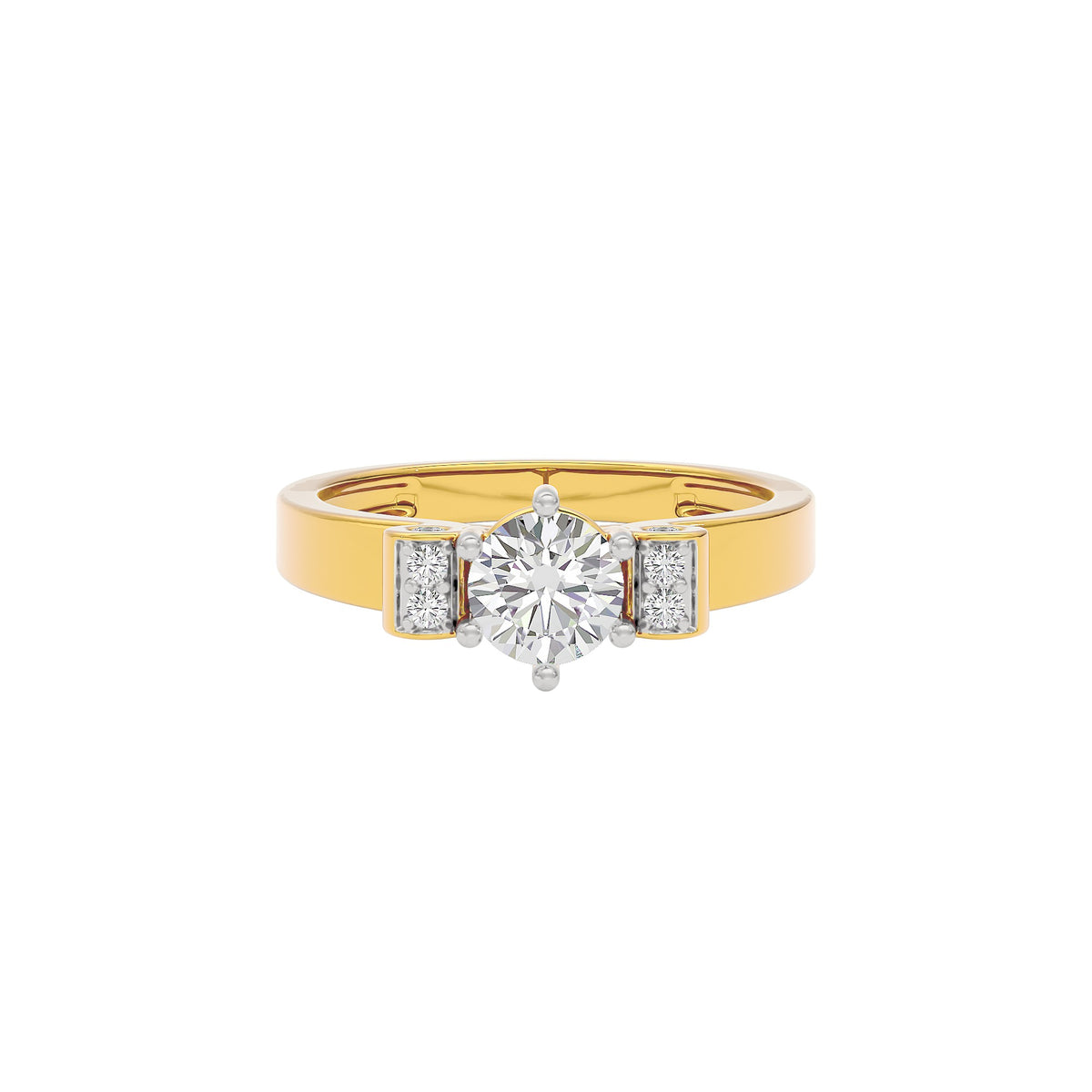 Alluring Flora Diamond Ring 18 KT / Yellow Gold / 22