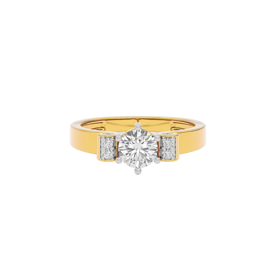 Alluring Flora Diamond Ring 18 KT / Yellow Gold / 22