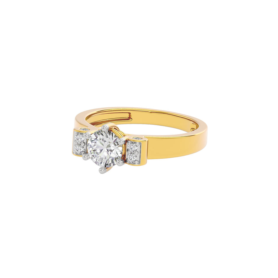 Alluring Flora Diamond Ring 18 KT / Yellow Gold / 22