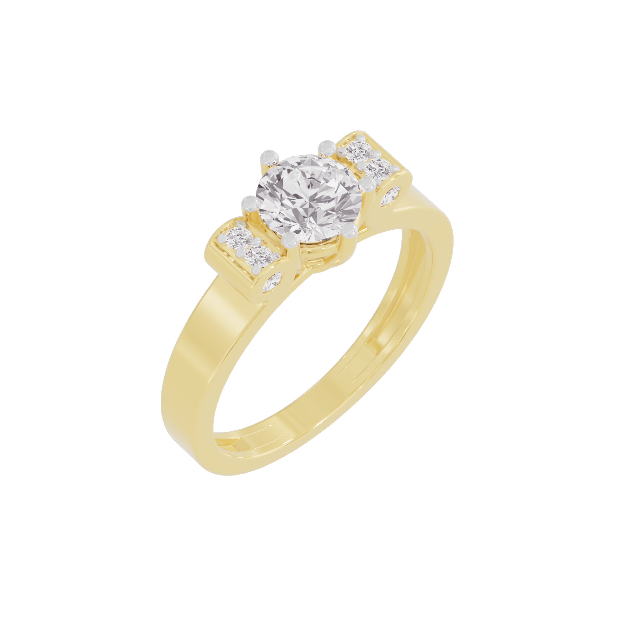 Alluring Flora Diamond Ring