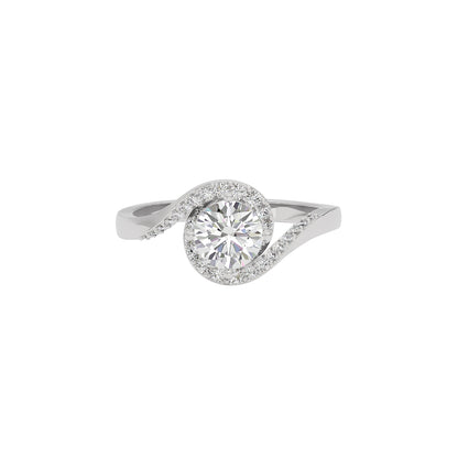 Refined Elegance Diamond Ring 18 KT / White Gold / 22
