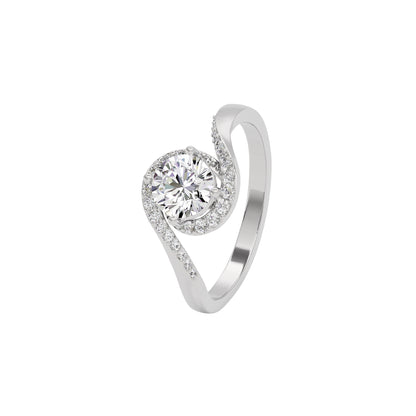 Refined Elegance Diamond Ring 18 KT / White Gold / 22