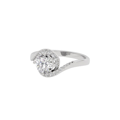Refined Elegance Diamond Ring 18 KT / White Gold / 22