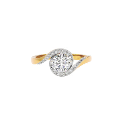 Refined Elegance Diamond Ring 18 KT / Yellow Gold / 22