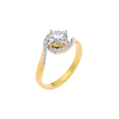 Refined Elegance Diamond Ring 18 KT / Yellow Gold / 22