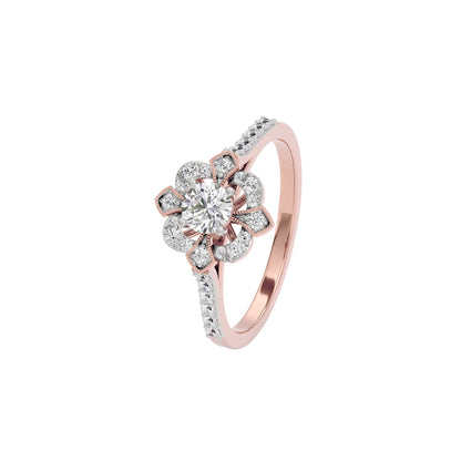 Enigma Diamond Ring 18 KT / Rose Gold / 22