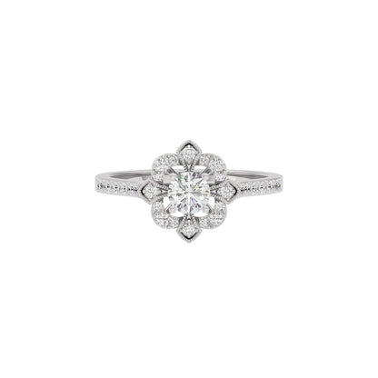 Enigma Diamond Ring 18 KT / White Gold / 22