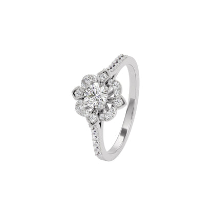 Enigma Diamond Ring 18 KT / White Gold / 22
