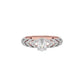 Radiant Reverence Diamond Ring 18 KT / Rose Gold / 10