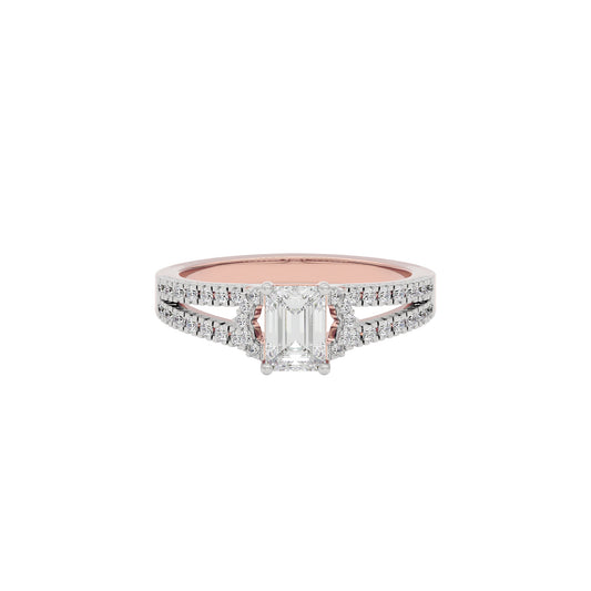 Serene Sunrise Diamond Ring 18 KT / Rose Gold / 22