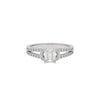 Serene Sunrise Diamond Ring 18 KT / White Gold / 22