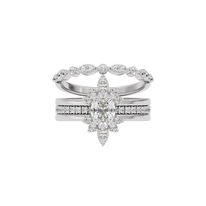 Enchanted Embrace Diamond Ring 18 KT / White Gold / 22