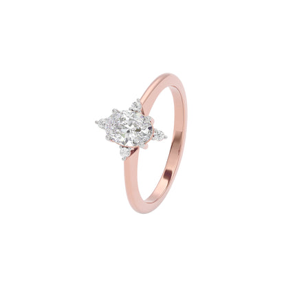 Twilight Tango Diamond Ring 18 KT / Rose Gold / 22