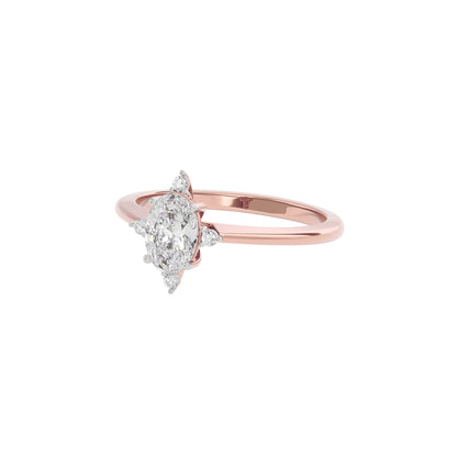 Twilight Tango Diamond Ring 18 KT / Rose Gold / 22