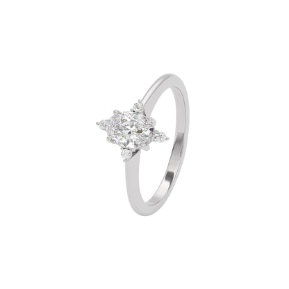 Twilight Tango Diamond Ring 18 KT / White Gold / 22