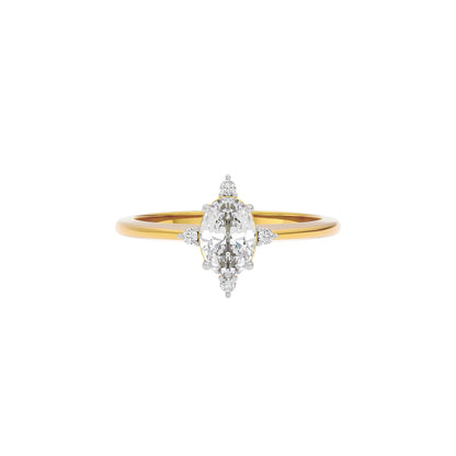 Twilight Tango Diamond Ring 18 KT / Yellow Gold / 22