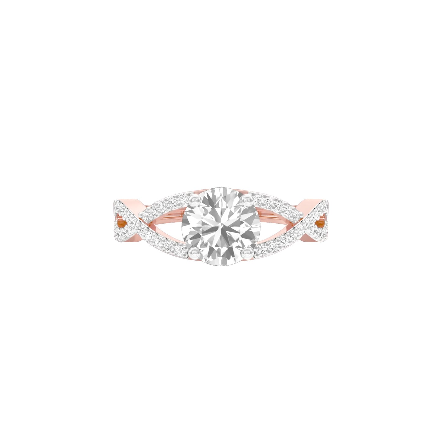 Enchanting Rhapsody Diamond Ring 18 KT / Rose Gold / 22