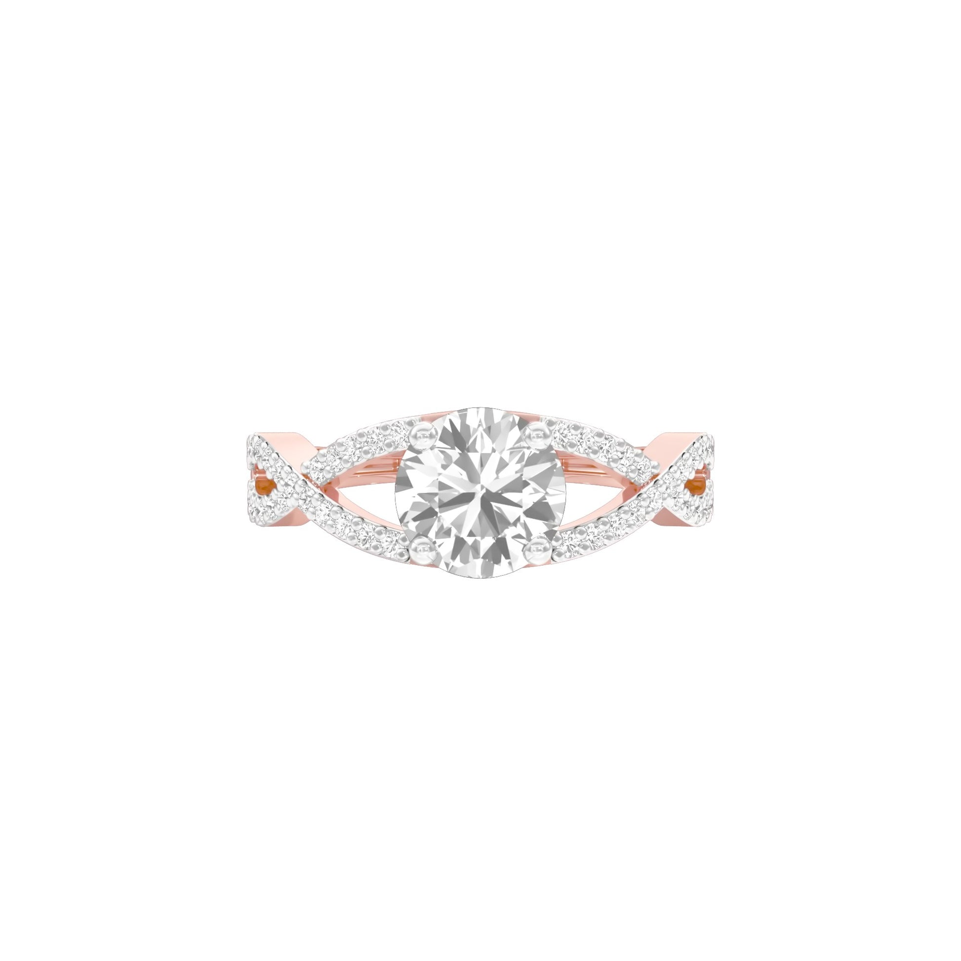 Enchanting Rhapsody Diamond Ring 18 KT / Rose Gold / 22