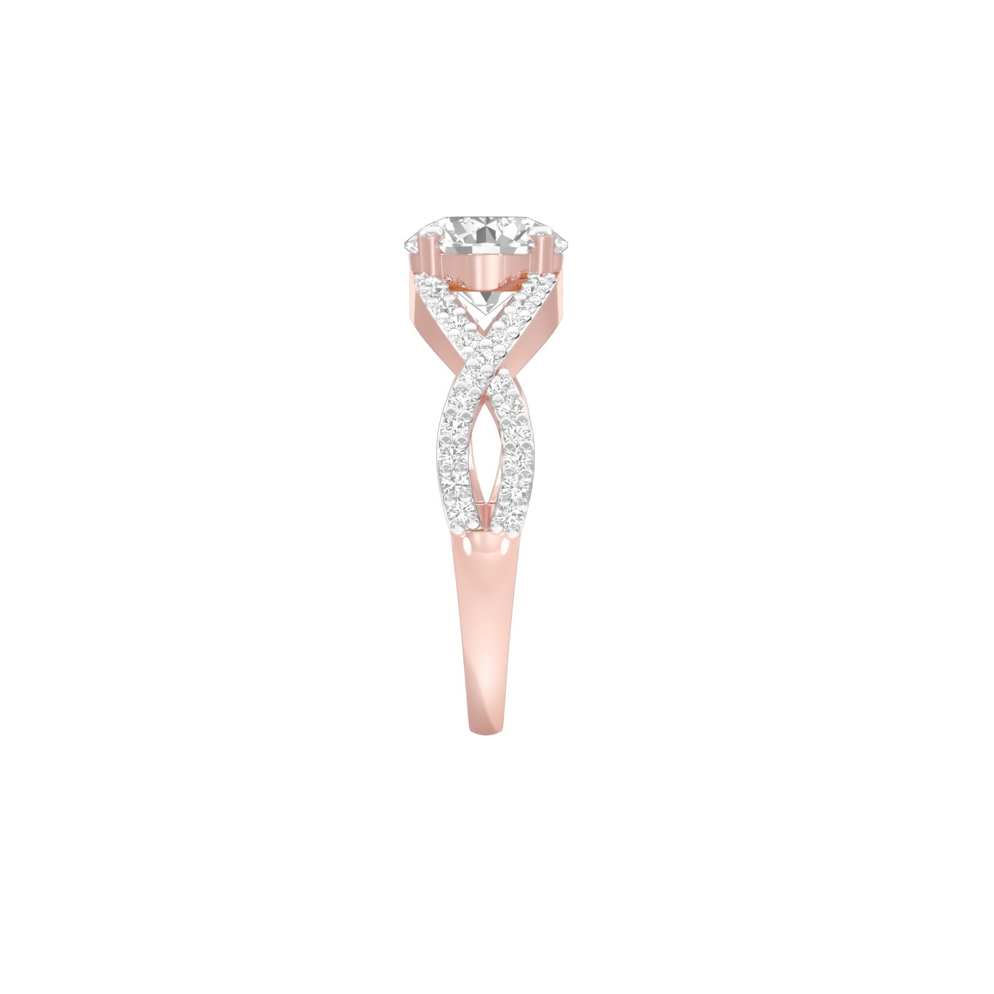 Enchanting Rhapsody Diamond Ring 18 KT / Rose Gold / 22