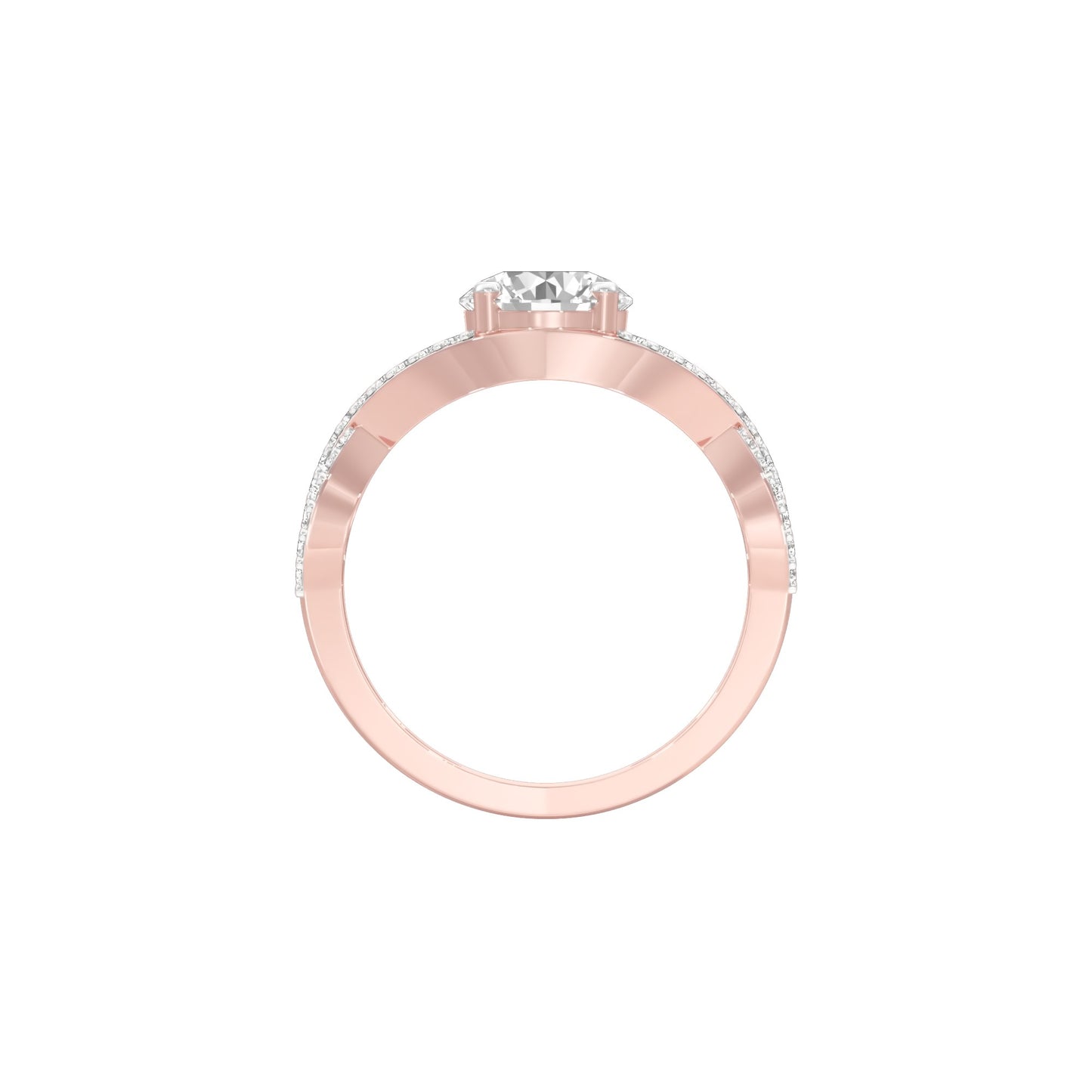 Enchanting Rhapsody Diamond Ring 18 KT / Rose Gold / 22