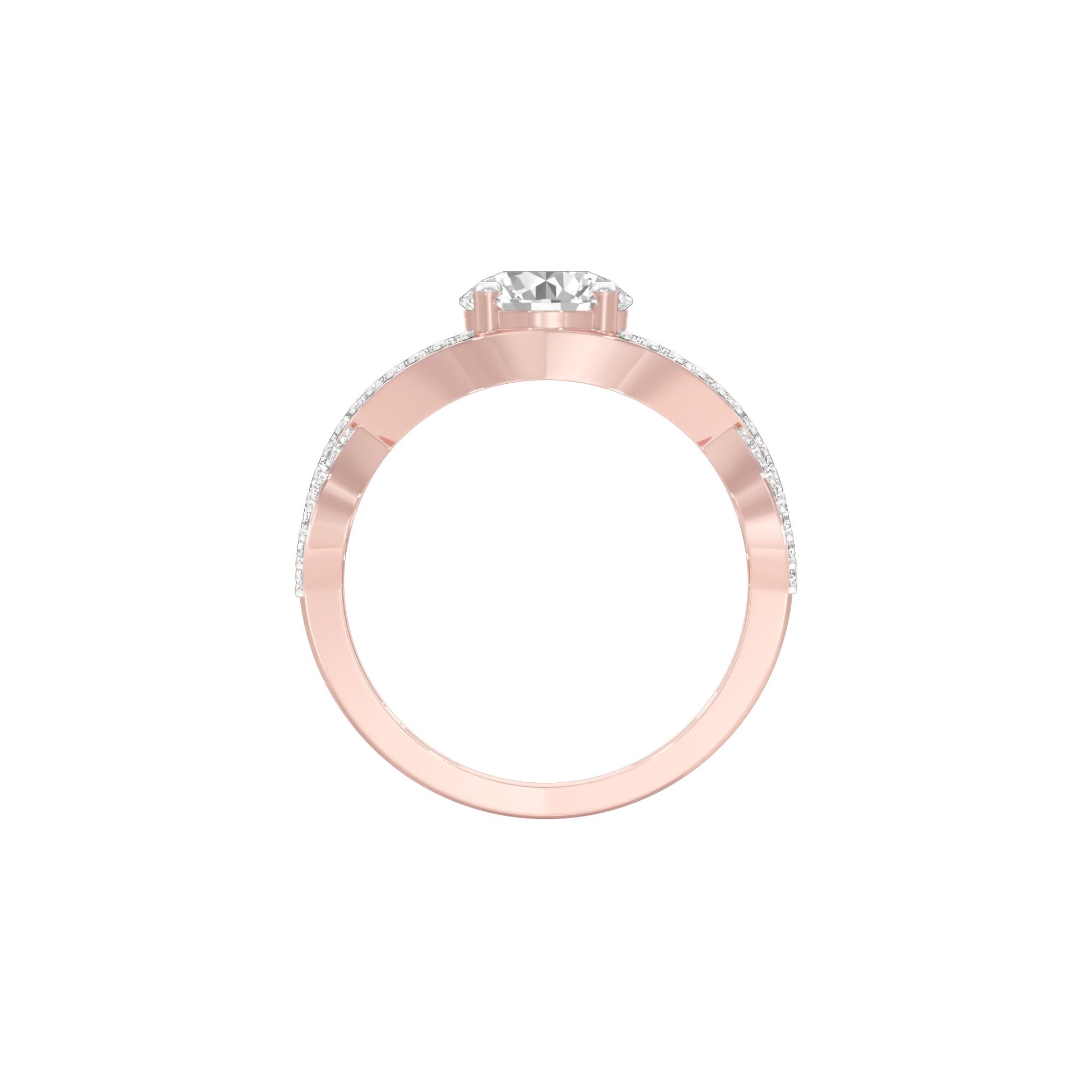 Enchanting Rhapsody Diamond Ring 18 KT / Rose Gold / 22