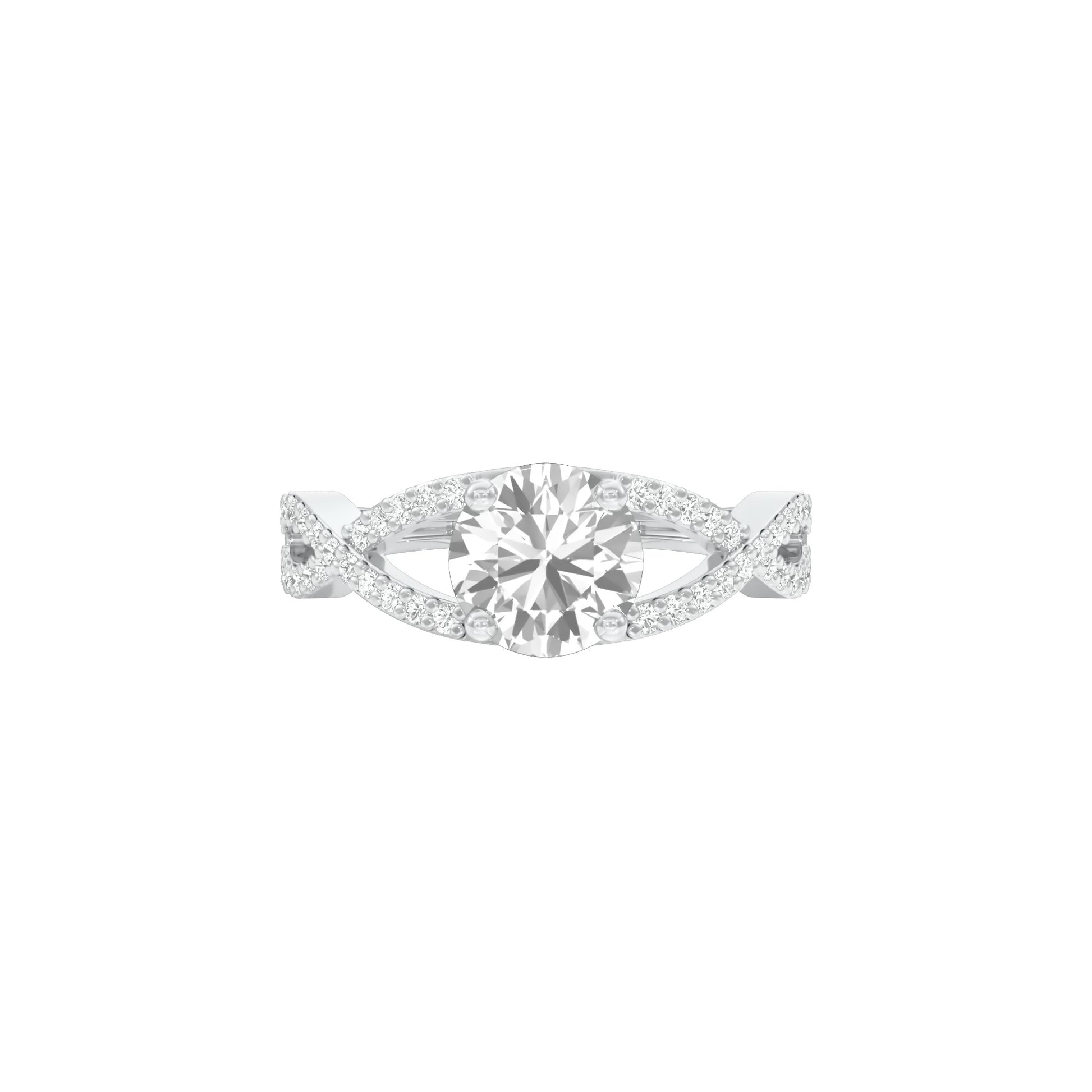 Enchanting Rhapsody Diamond Ring 18 KT / White Gold / 22