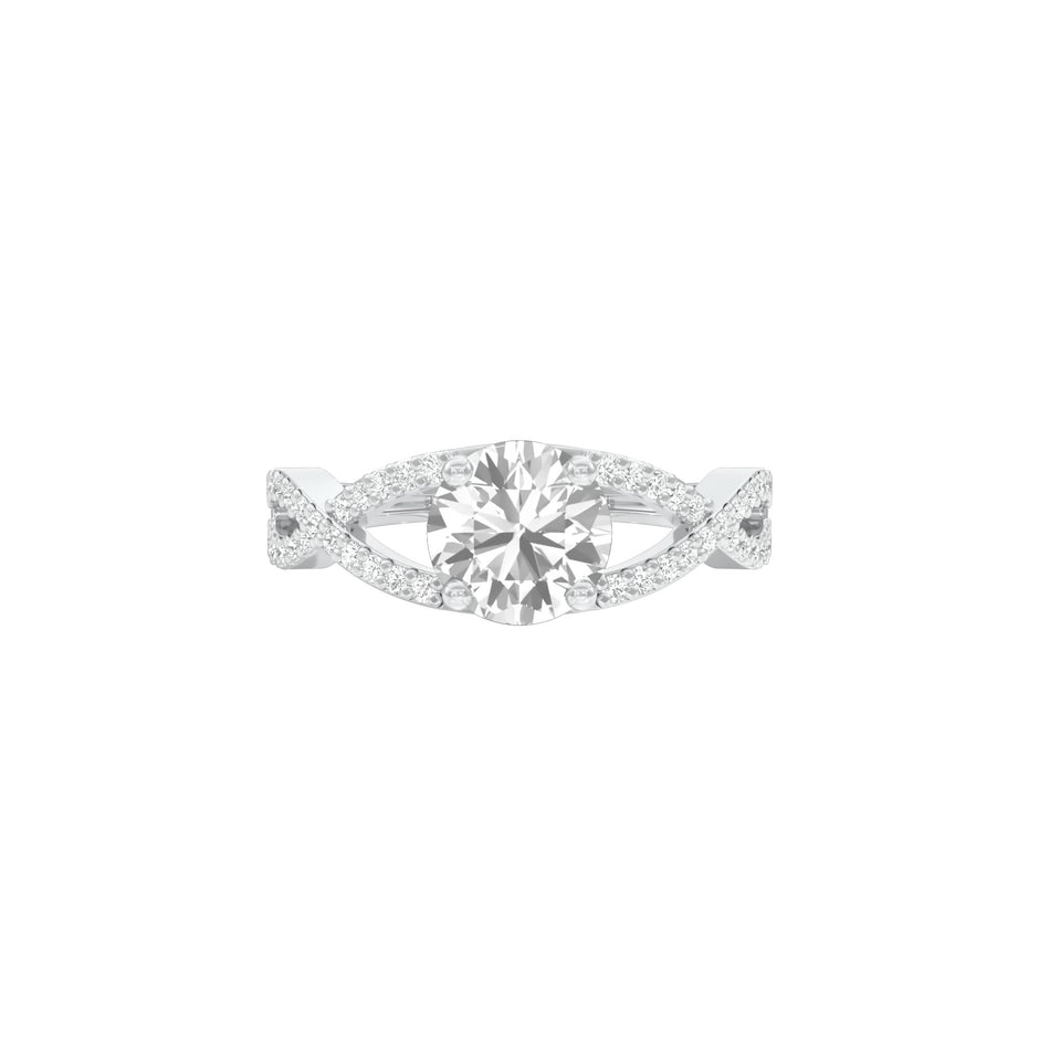 Enchanting Rhapsody Diamond Ring 18 KT / White Gold / 22