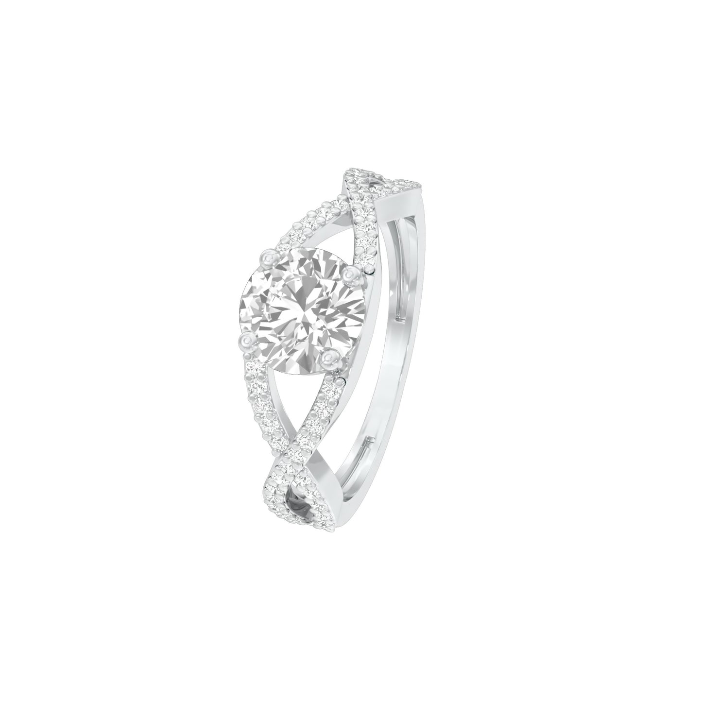 Enchanting Rhapsody Diamond Ring 18 KT / White Gold / 22