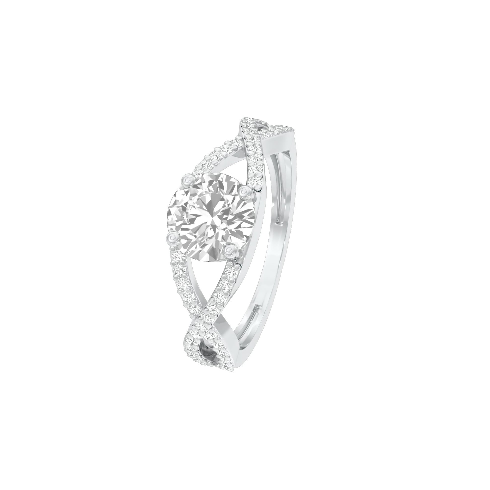 Enchanting Rhapsody Diamond Ring 18 KT / White Gold / 22