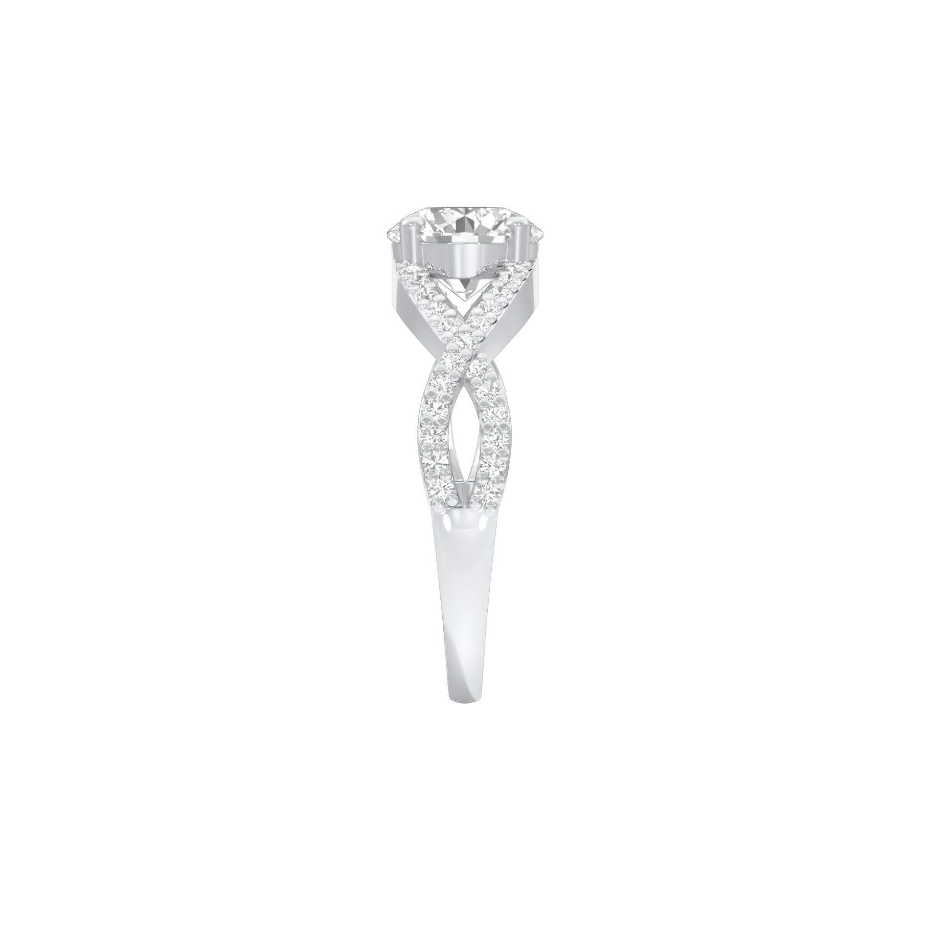 Enchanting Rhapsody Diamond Ring 18 KT / White Gold / 22
