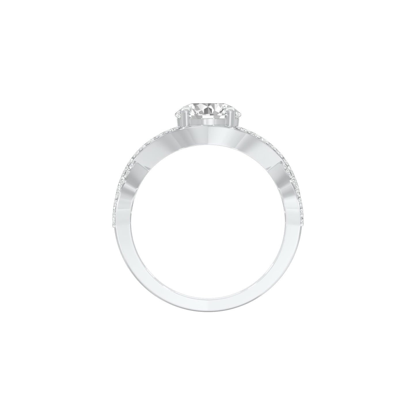 Enchanting Rhapsody Diamond Ring 18 KT / White Gold / 22
