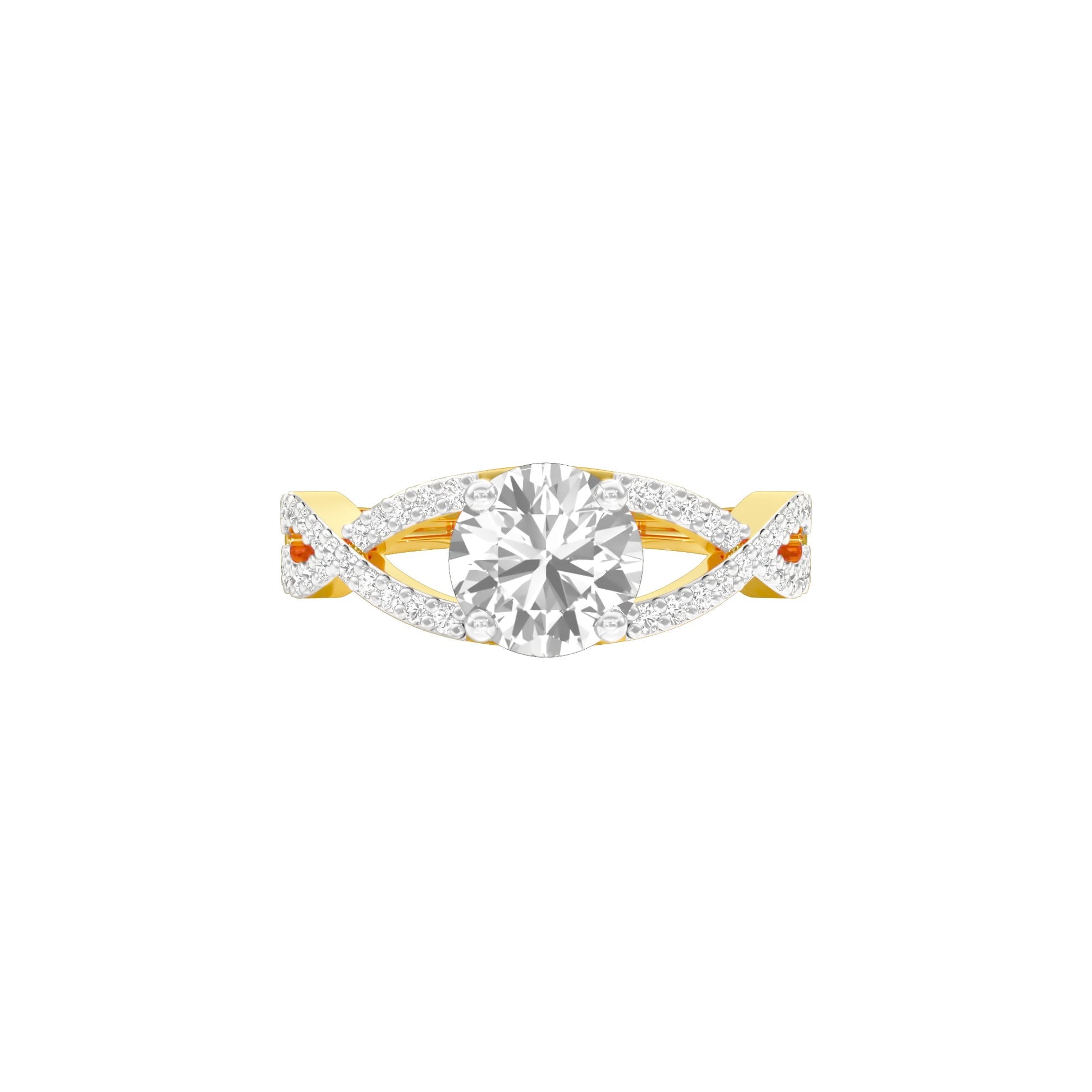 Enchanting Rhapsody Diamond Ring 18 KT / Yellow Gold / 22