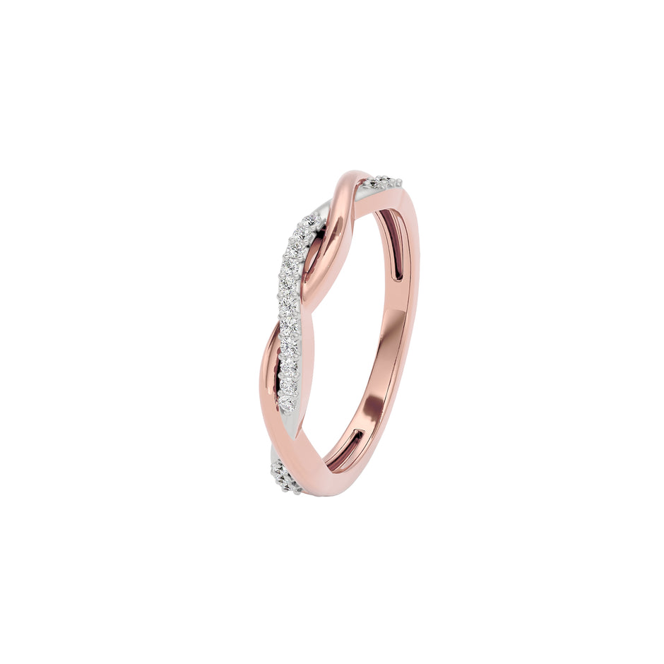 Resplendent Cascade Ring 18 KT / Rose Gold / 22
