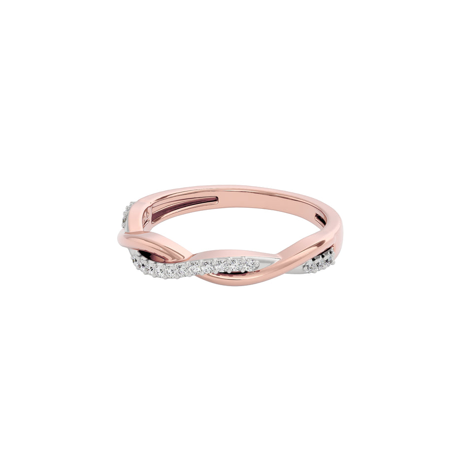 Resplendent Cascade Ring 18 KT / Rose Gold / 22