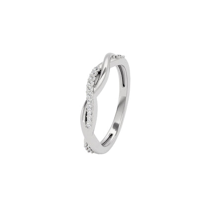 Resplendent Cascade Ring 18 KT / White Gold / 22