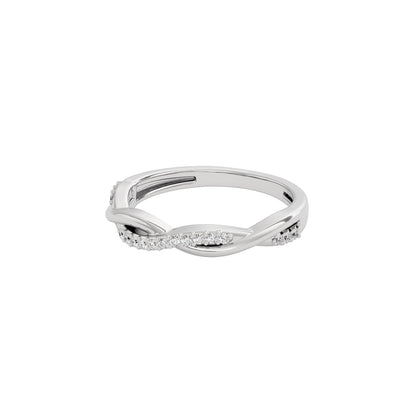 Resplendent Cascade Ring 18 KT / White Gold / 22