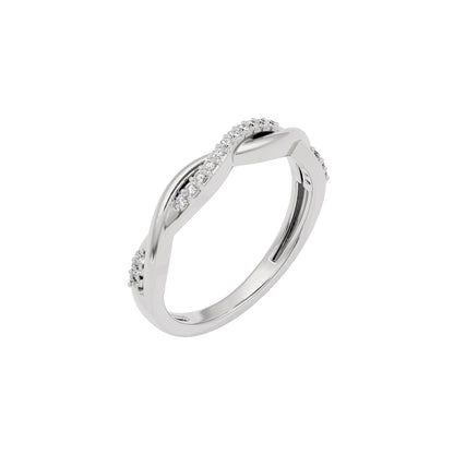 Resplendent Cascade Ring 18 KT / White Gold / 22