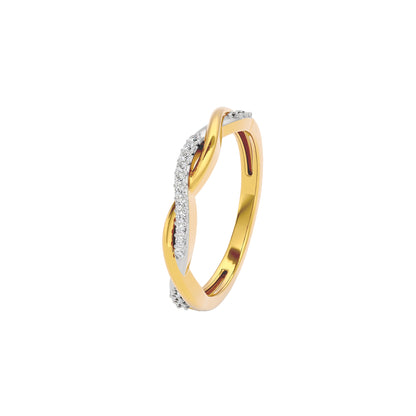 Resplendent Cascade Ring 18 KT / Yellow Gold / 22