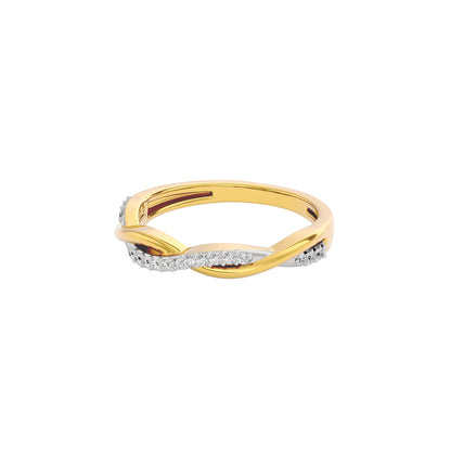 Resplendent Cascade Ring 18 KT / Yellow Gold / 22