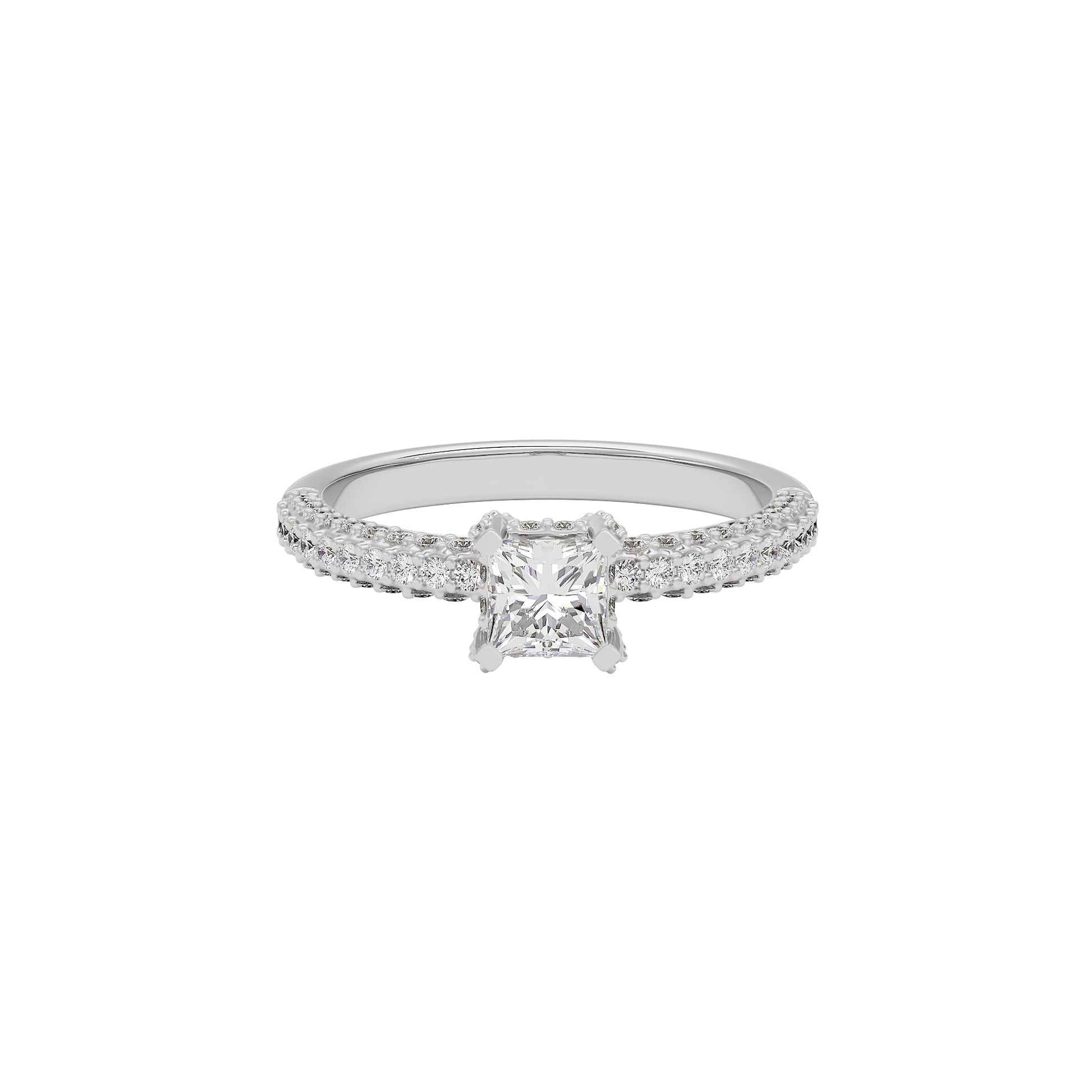 Luminous Love Diamond Ring 18 KT / White Gold / 22