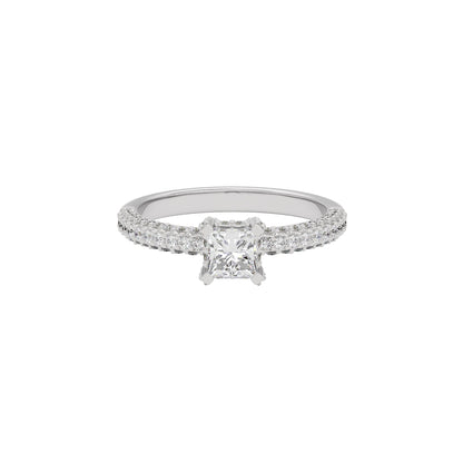 Luminous Love Diamond Ring 18 KT / White Gold / 22